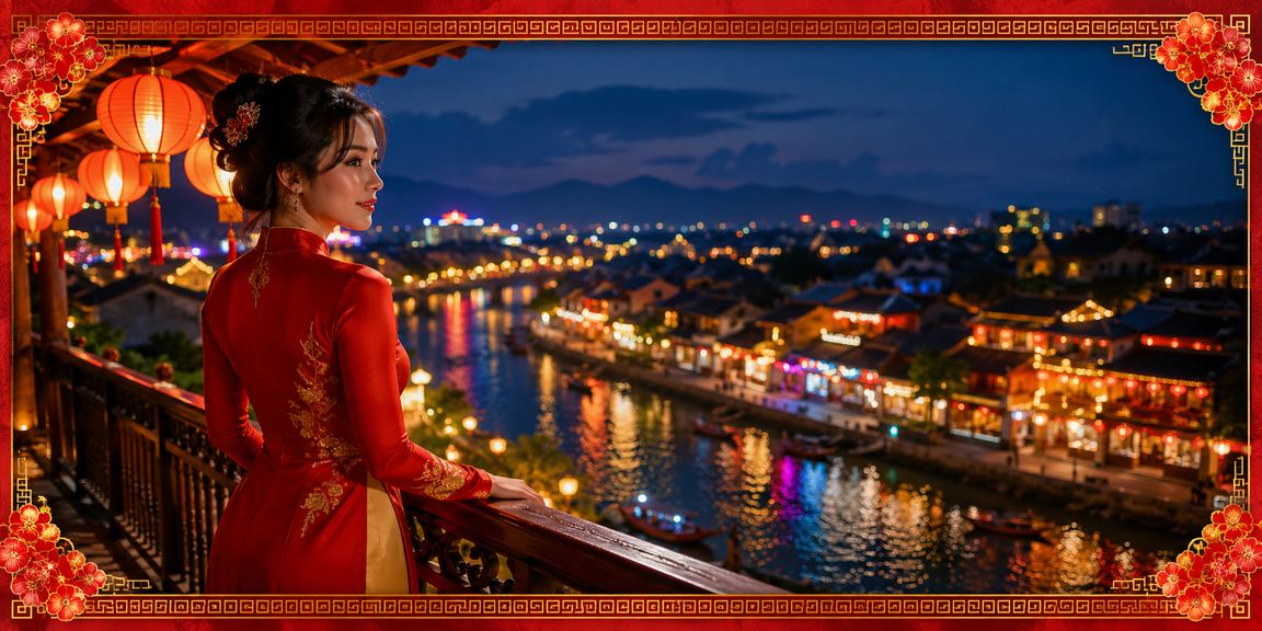 Người dùng tại Huế mặc áo dài tham gia đặt cược esports và nhận khuyến mãi trực tuyến